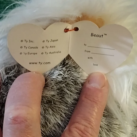 Ty Gray and White Koala Plush - Picture 6 of 10